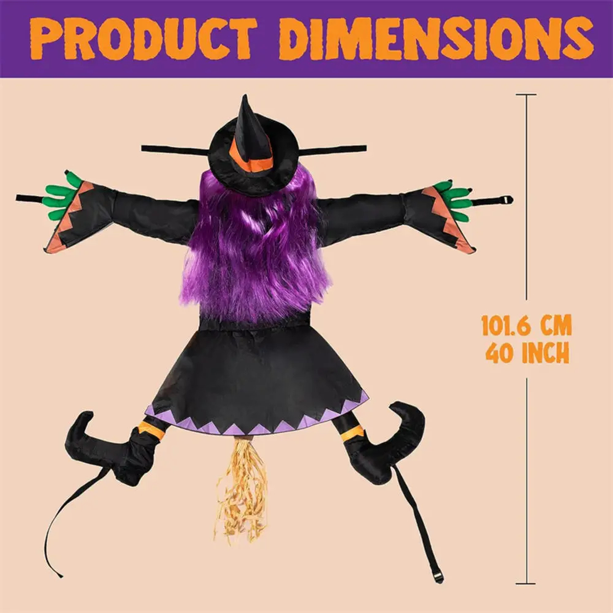Hanging Witch Decoration