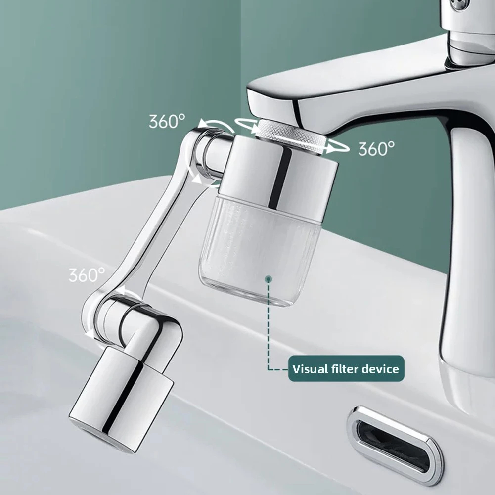 Dual-Outlet Faucet Filter Arm