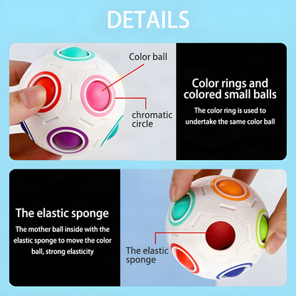 Rainbow Puzzle Ball