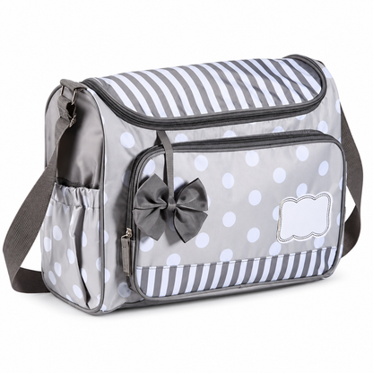 Polka Dot Bow Diaper Bag