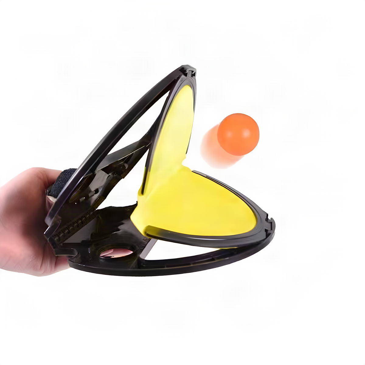 Catch-and-Launch Paddle Ball Toy