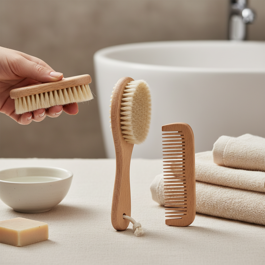 Beechwood Baby Brush Set