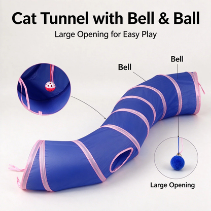 Cat Tunnel Tent Play Set