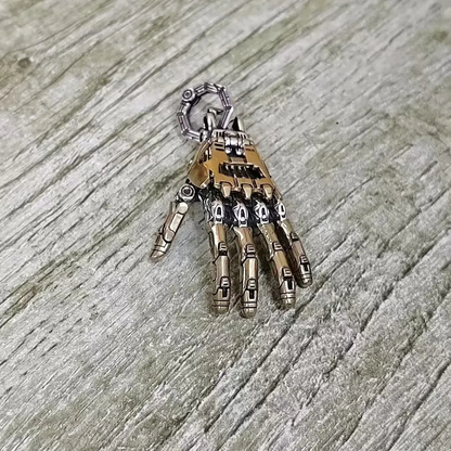 Mechanical Hand Pendant Necklace