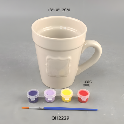 DIY Ceramic Mug and Dish Set