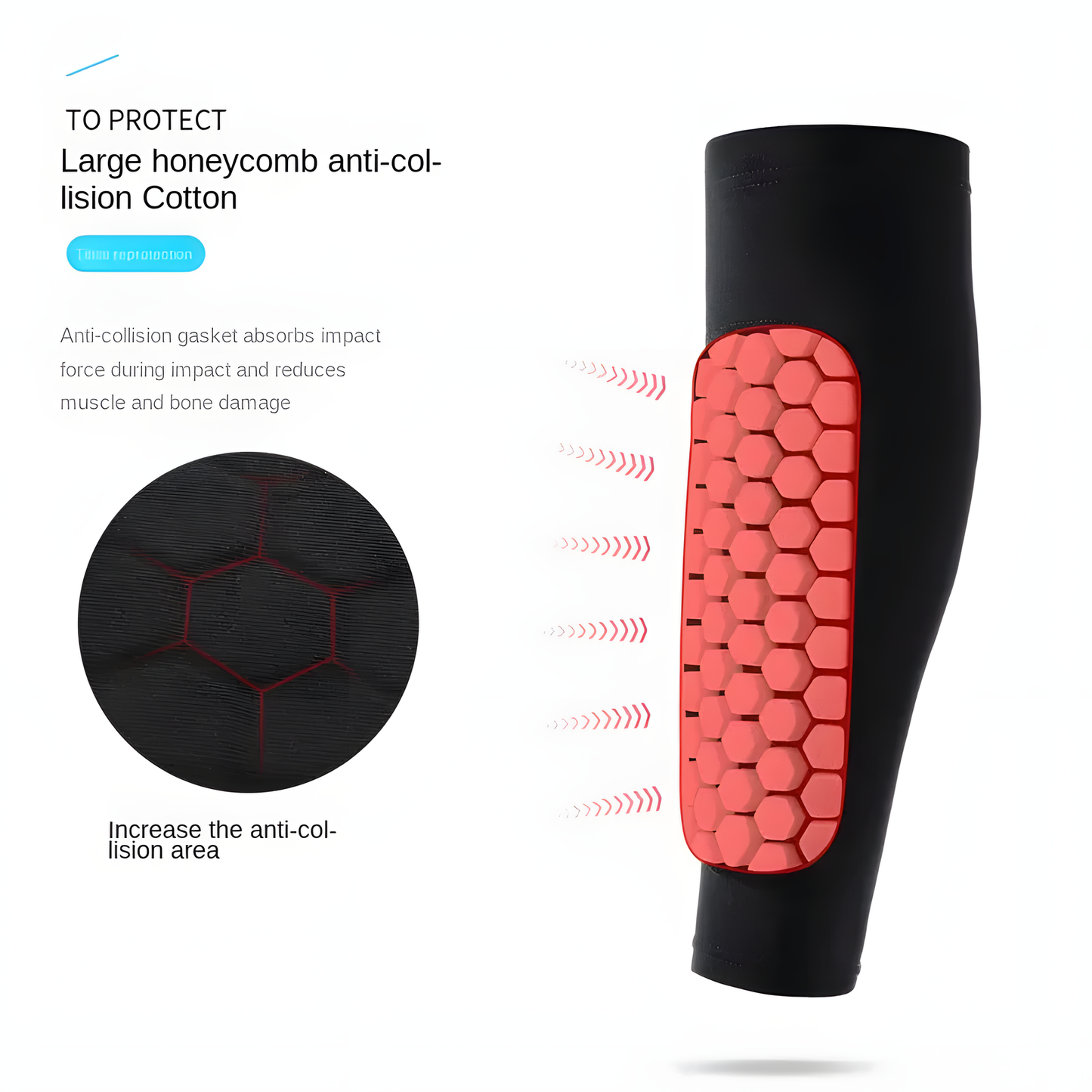 Honeycomb Calf Protection Sleeves