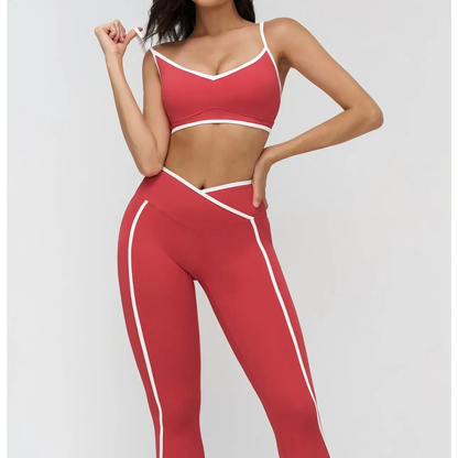 Color-Block Yoga Set