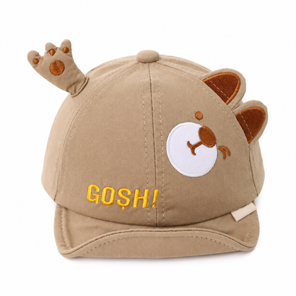 Crown Bear Baby Baseball Cap