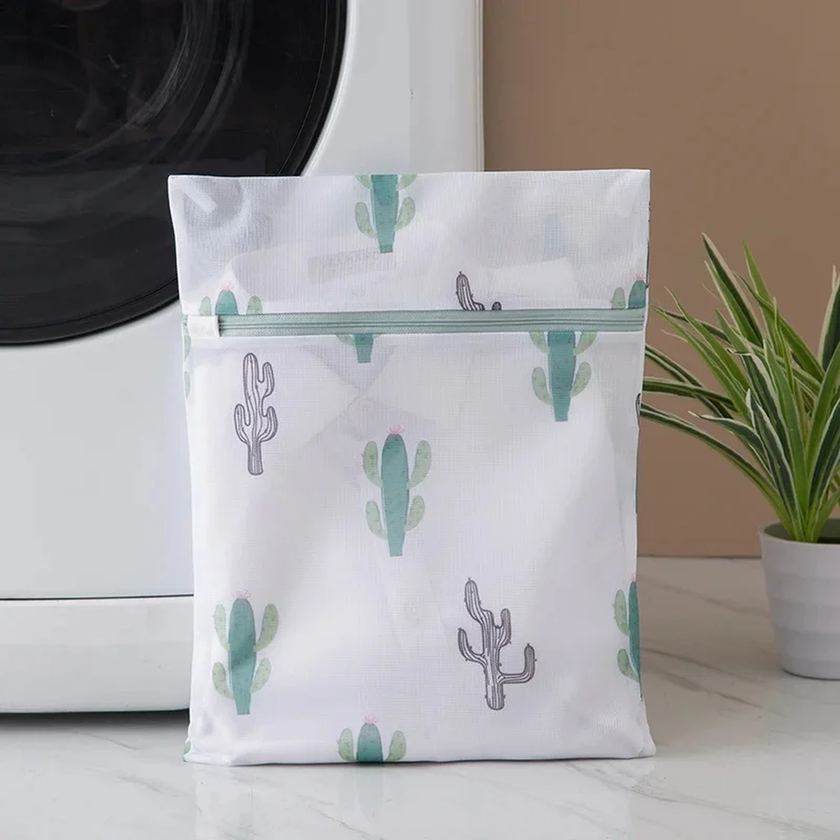 Cactus Mesh Laundry Bag