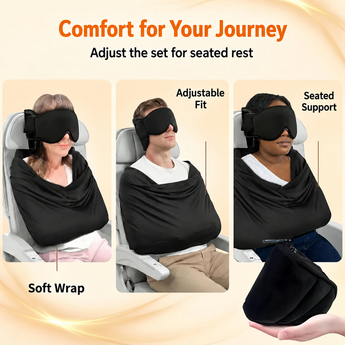 3-in-1 Travel Sleep Support Set
