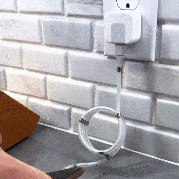 Magnetisk telefonladdningskabel självlindande