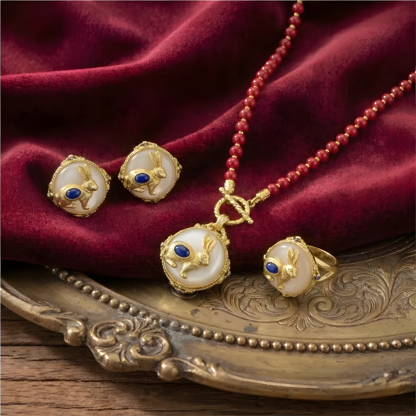 Vintage Zodiac Jewelry Set