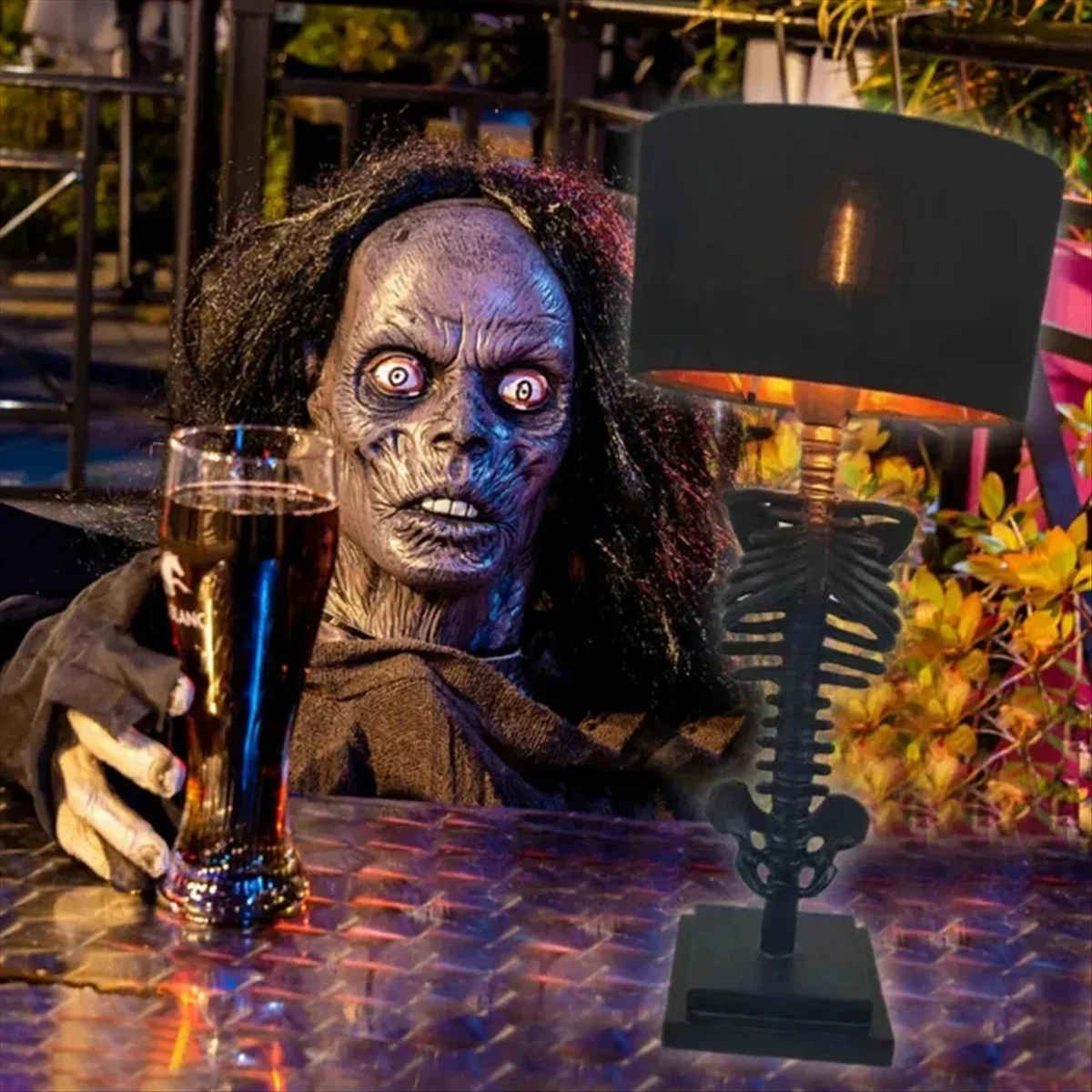 Skeleton Shade Table Lamp