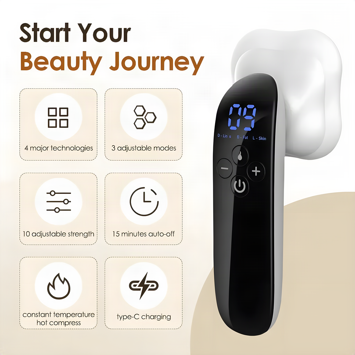 Handheld Body Massage Device
