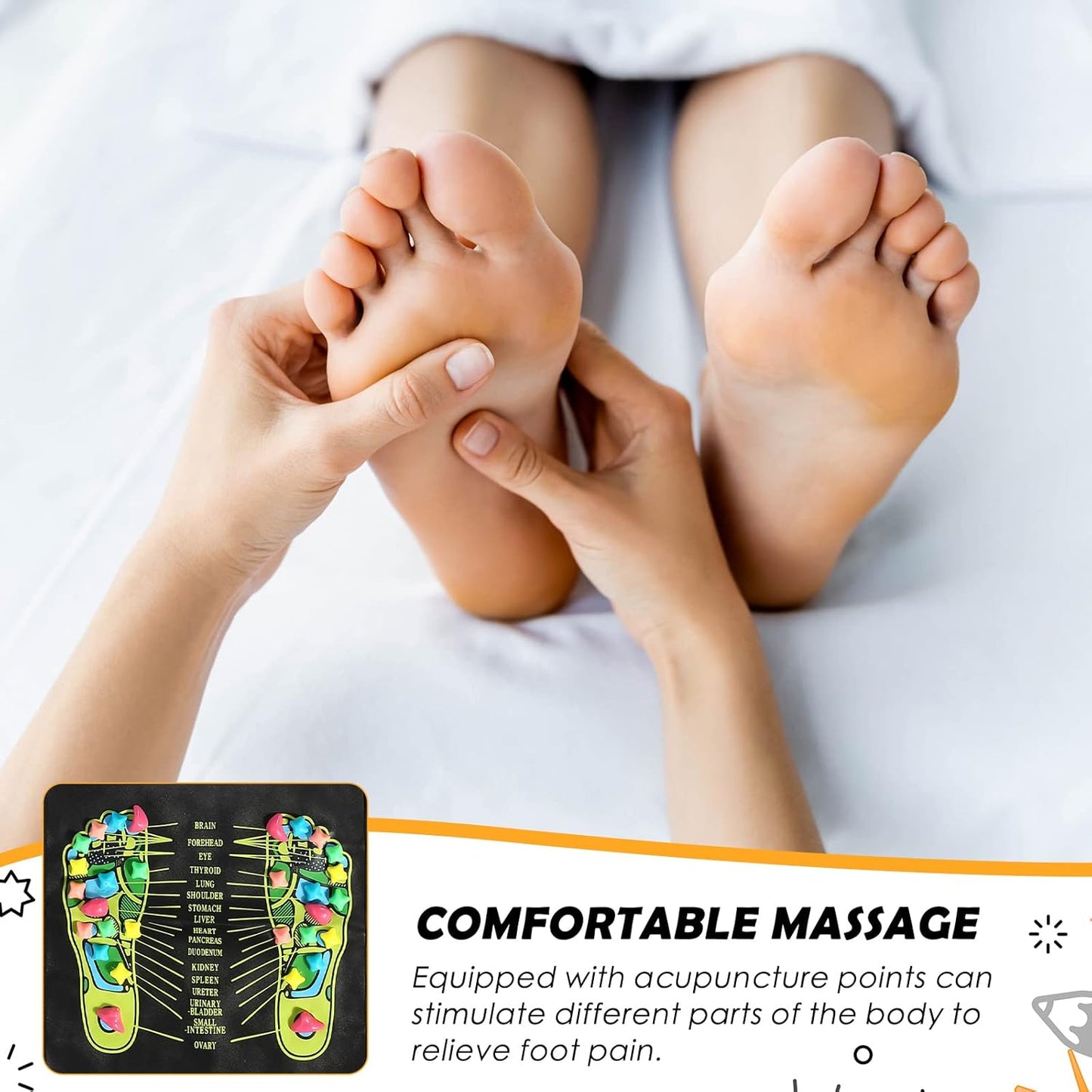 Reflexologi Akupressur Fotmassagematta