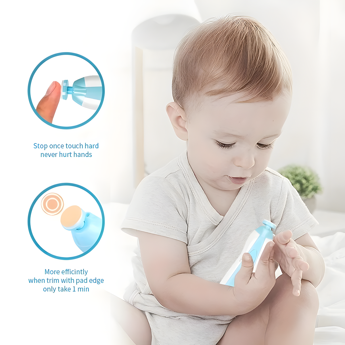 Portable Baby Nail Grinder Kit