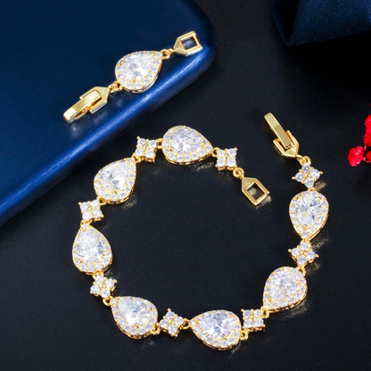 Teardrop Crystal Bracelet