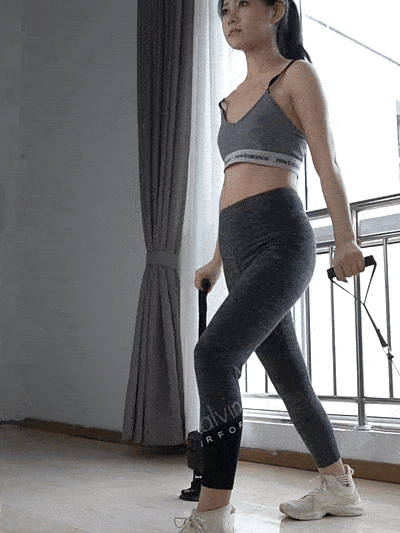 Fitness Resistance Drag Down Rope Trainer med sugkraft