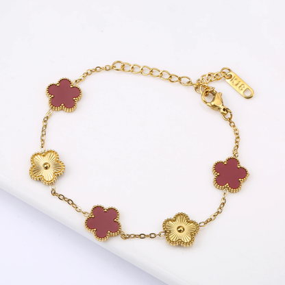 Four-Leaf Clover Bracelet