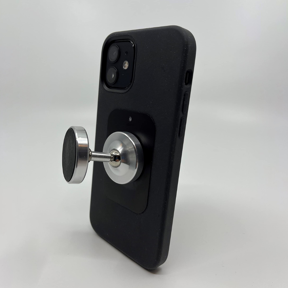 Dubbel magnetisk gymtelefonhållare