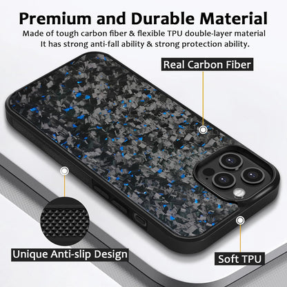 Smidd kolfiber TPU-telefonskal