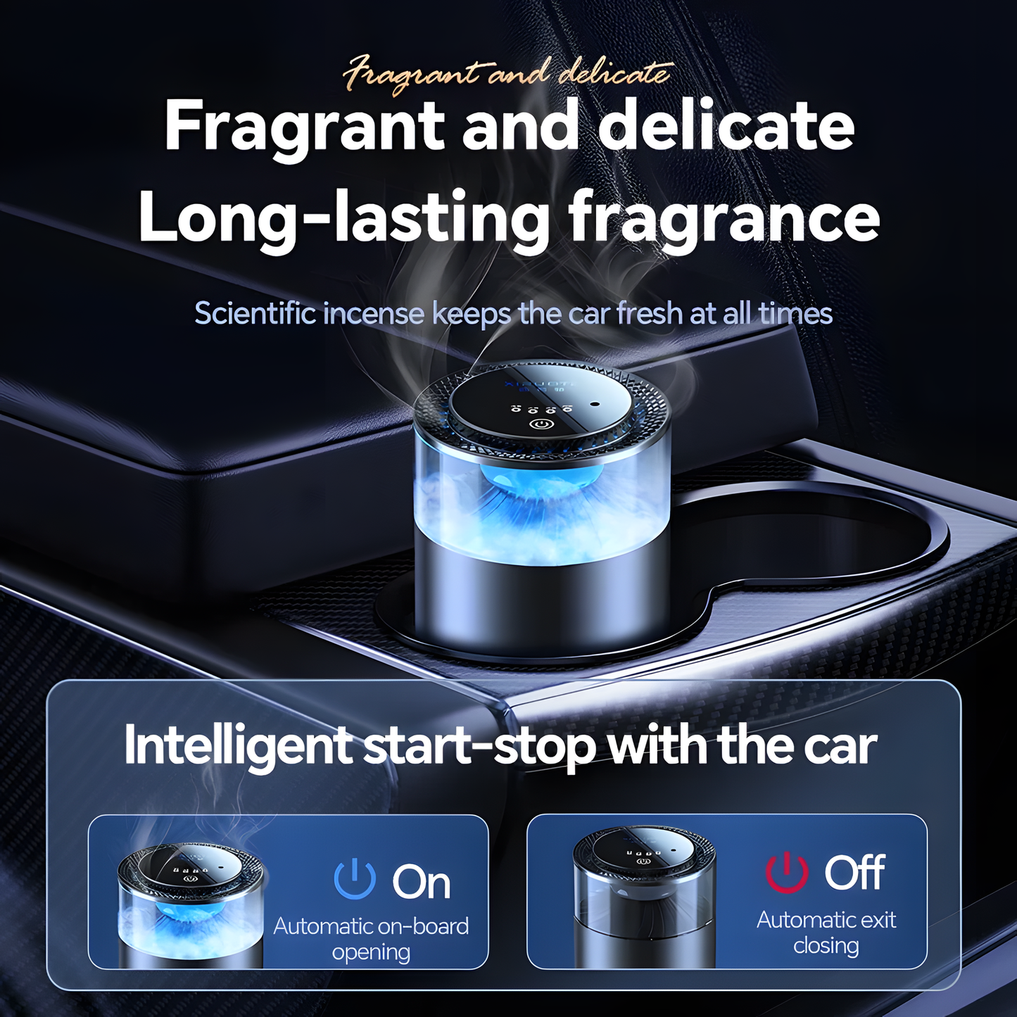 Car Aroma Diffuser with Ambient Light