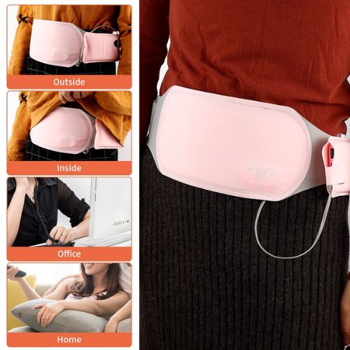 Menstruationslindrande kudde