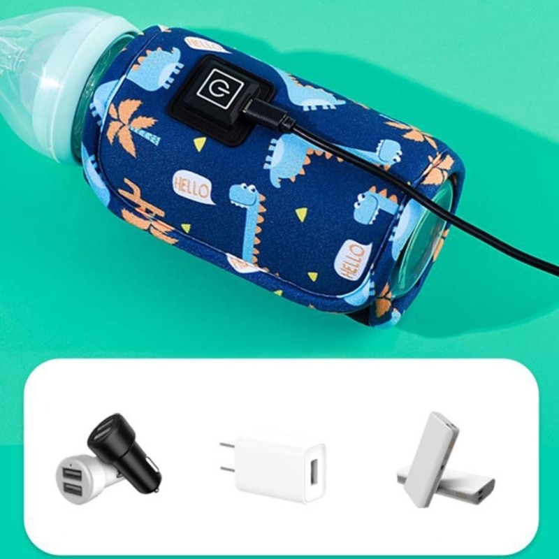Bärbar nappflaskvärmare