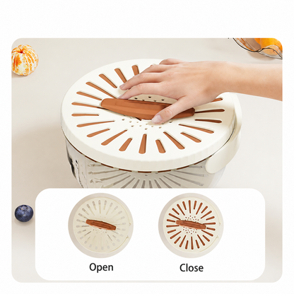Drain-Lid Rinse and Storage Bowl
