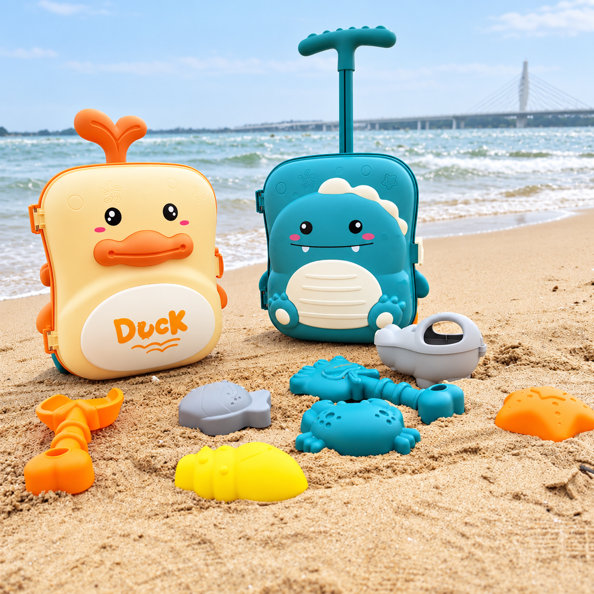 Dinosaur Suitcase Beach Toy Set