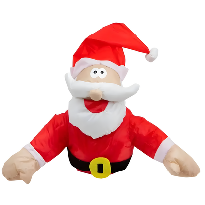 Hanging Santa and Reindeer Decorations