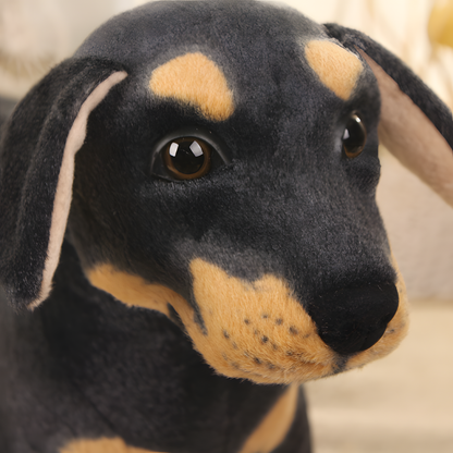 Black Dog Plush Toy