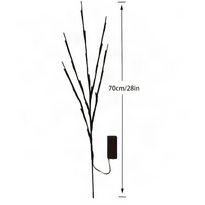 Warm White LED Twig Branch
