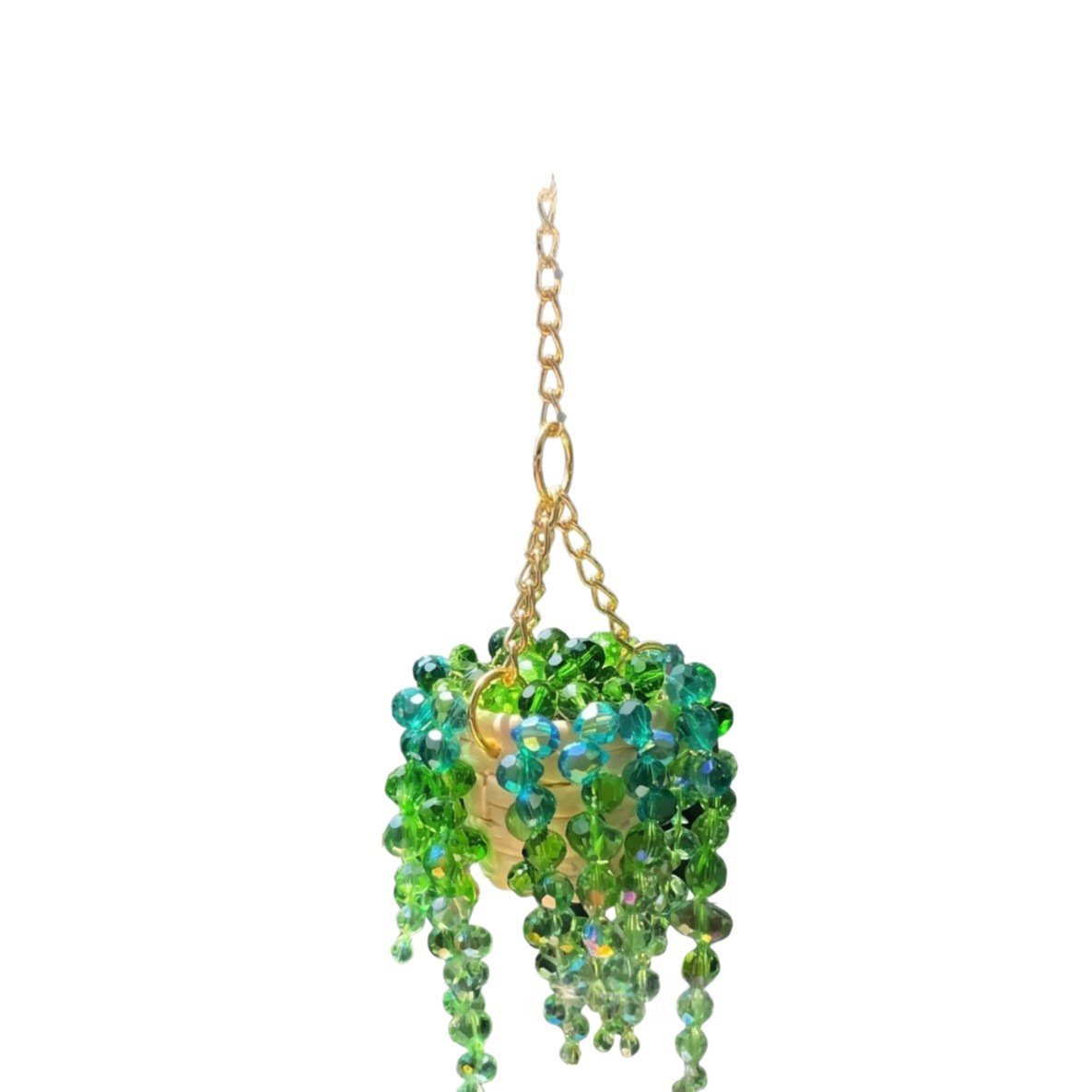 Crystal Bead Car Pendant