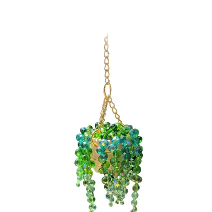 Crystal Bead Car Pendant
