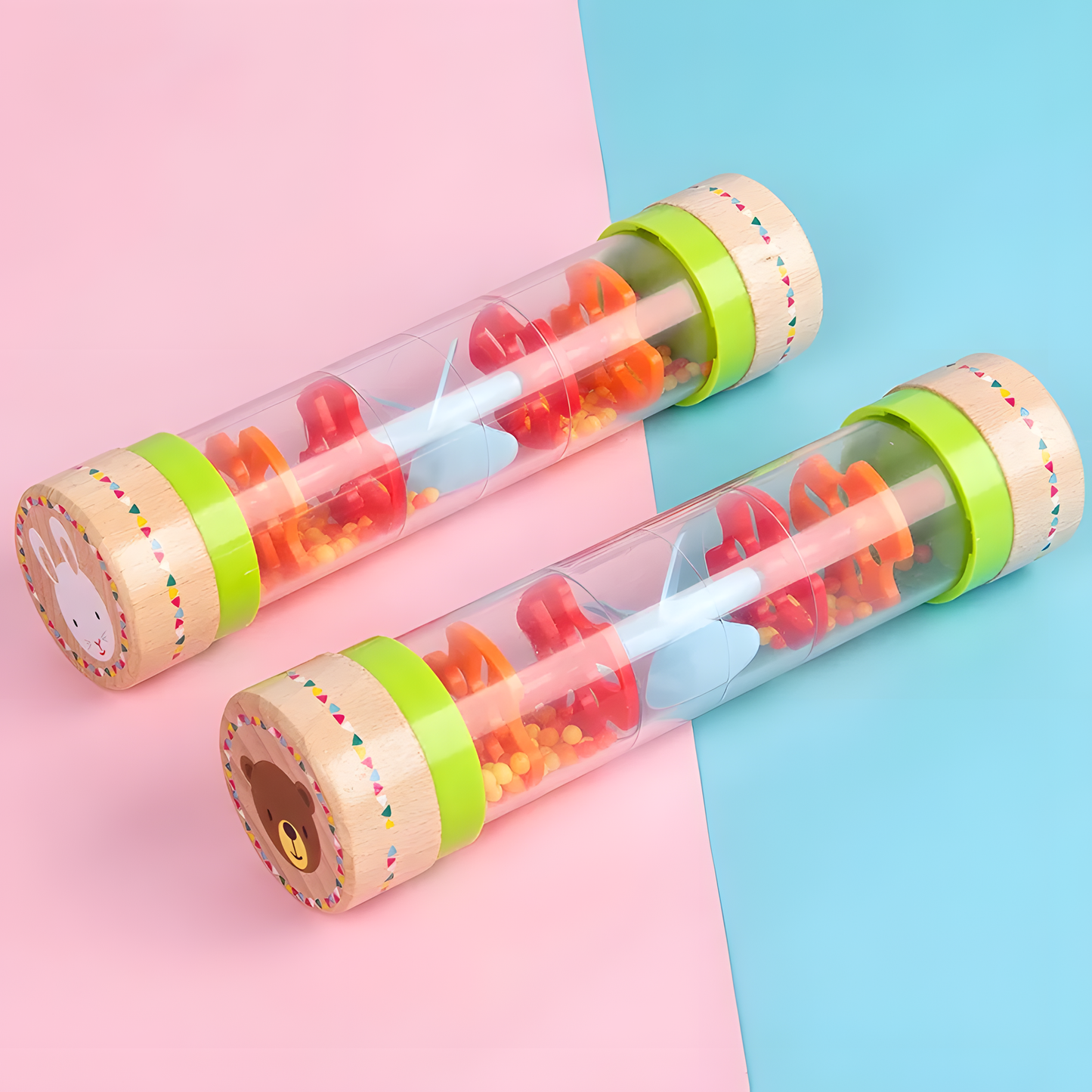 Wooden Rain Sound Tube