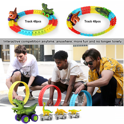 Dinosaur Roller-Coaster Track Toy