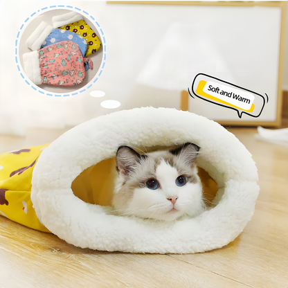 Plush Cat Sleeping Bag