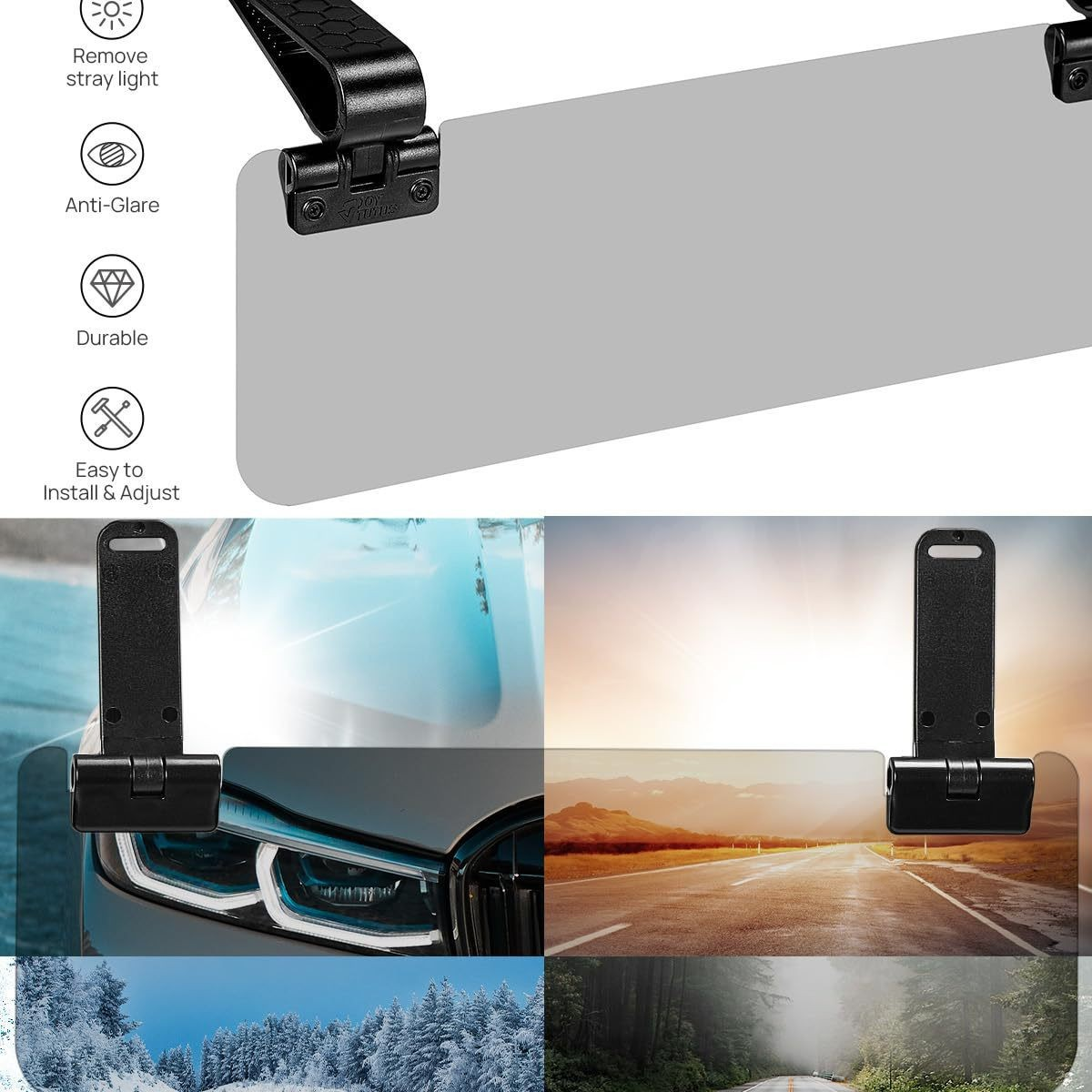 Adjustable Car Sun Visor Extender