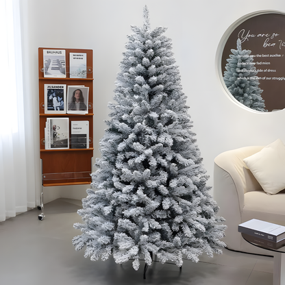 Flocked Christmas Tree