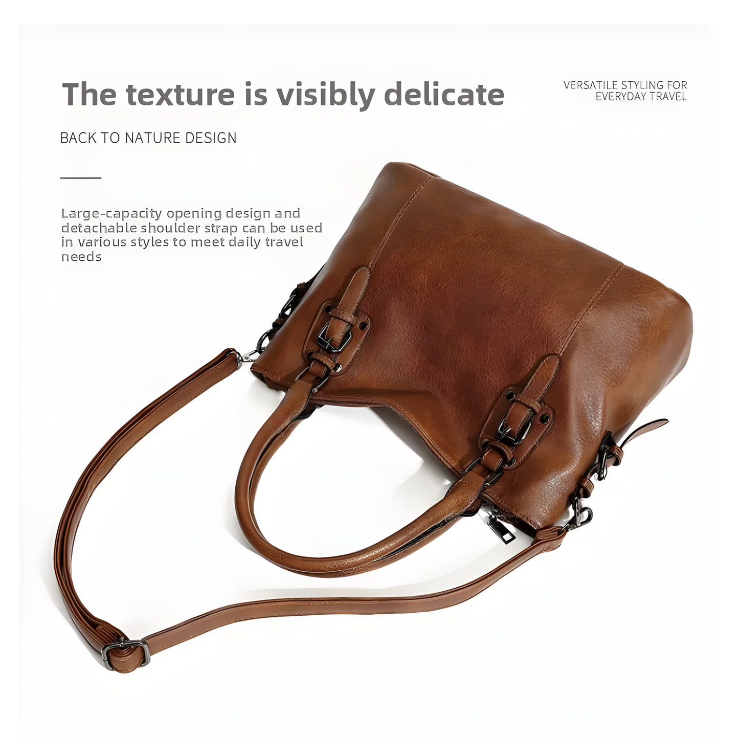 Structured Tote and Crossbody Bag