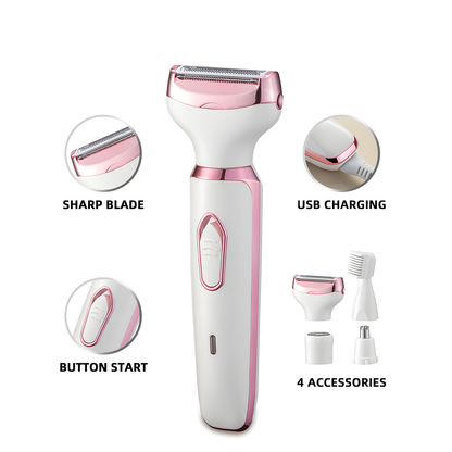 4-in-1 Women's Body Shaver