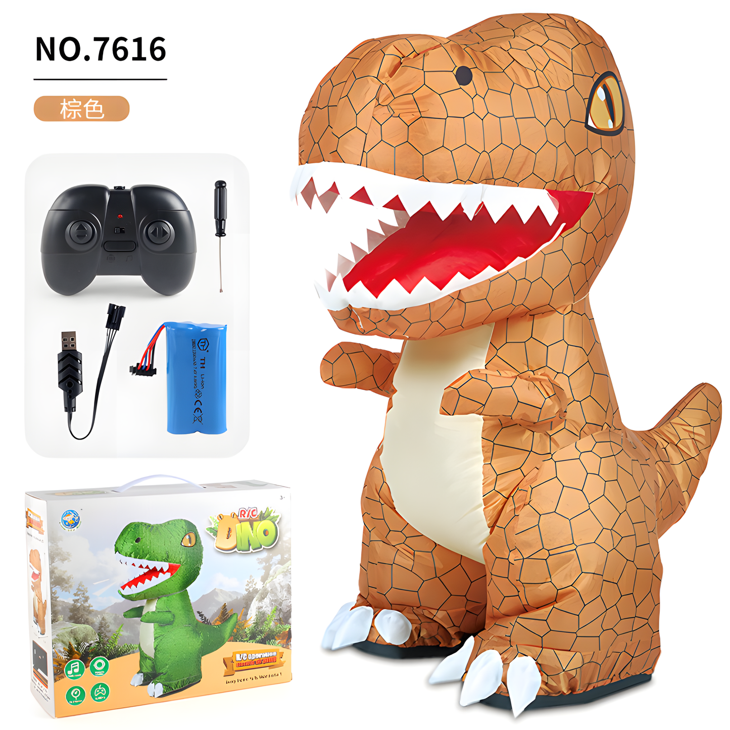 Inflatable Remote Control Dinosaur
