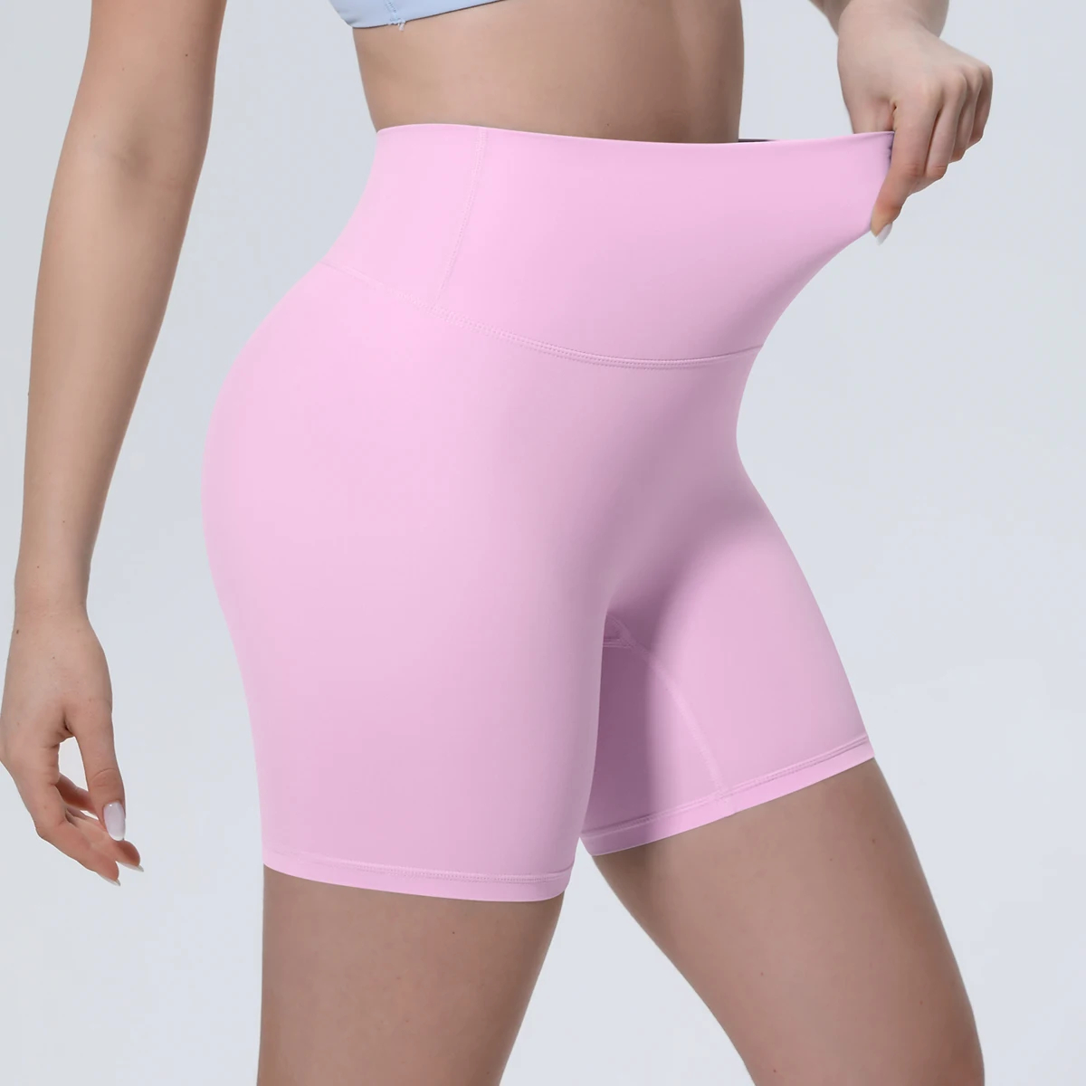 High-Waist Biker Shorts