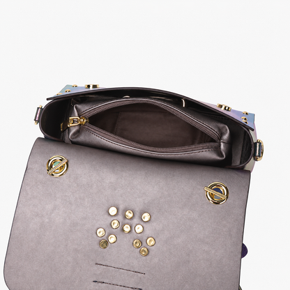 Iridescent Wing Shoulder Bag