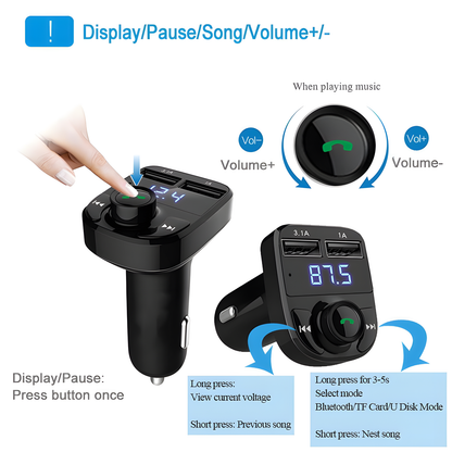 Bluetooth FM Car Receiver