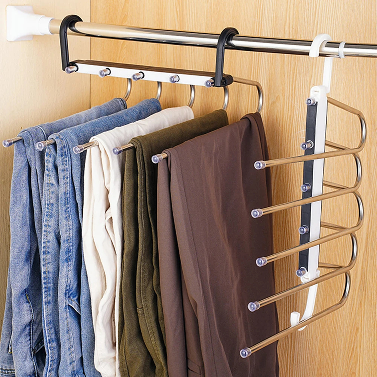 Folding Multi-Layer Trouser Hanger