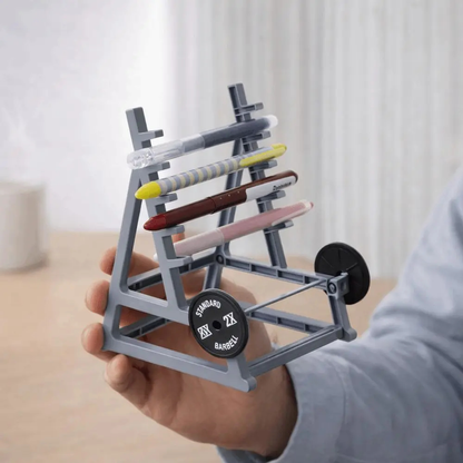 Barbell Desk Pen Holder