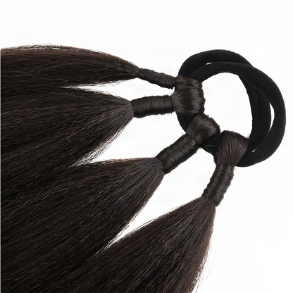 Synthetic Braidable Ponytail Extensions