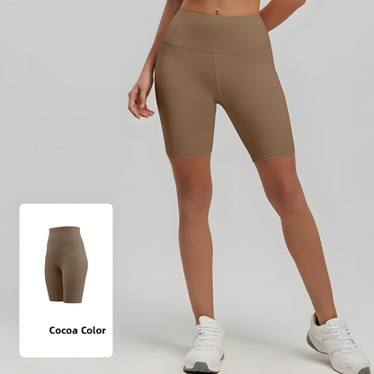 High-Waist Workout Shorts